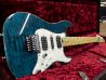 Schecter EX-V-22 CTM-FRT HSH Black Aqua 全体正面 サムネイル