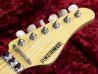 Schecter EX-V-22 CTM-FRT HSH Black Aqua ヘッド正面 サムネイル