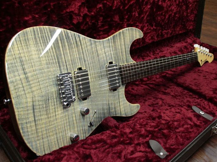 T's Guitars DST-DX22 Flame Trans Blue Denim 2015 中古｜ギター買取