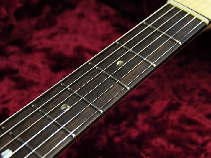 T's Guitars DST-DX22 Flame Trans Blue Denim 2015 5