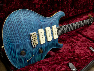 Paul Reed Smith(PRS) Custom 22 Soapbar 3Pickups Artist Package Blue Matteo