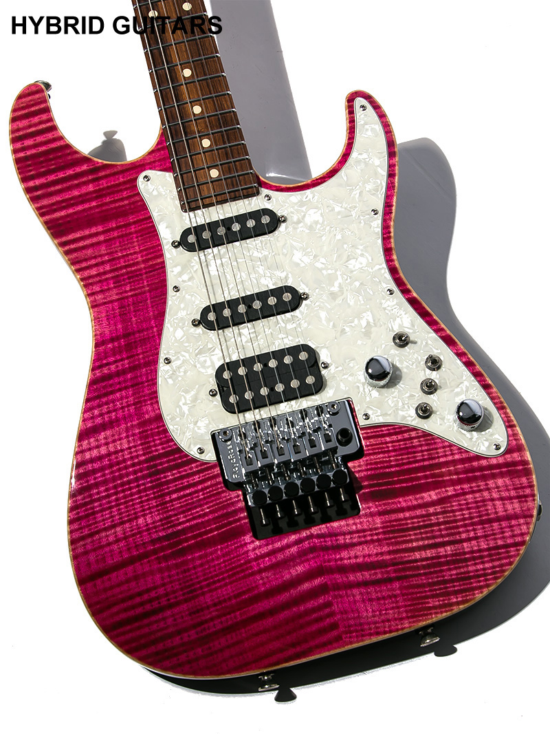 Tom Anderson Drop Top Classic Cajun Magenta with Binding 2013 10