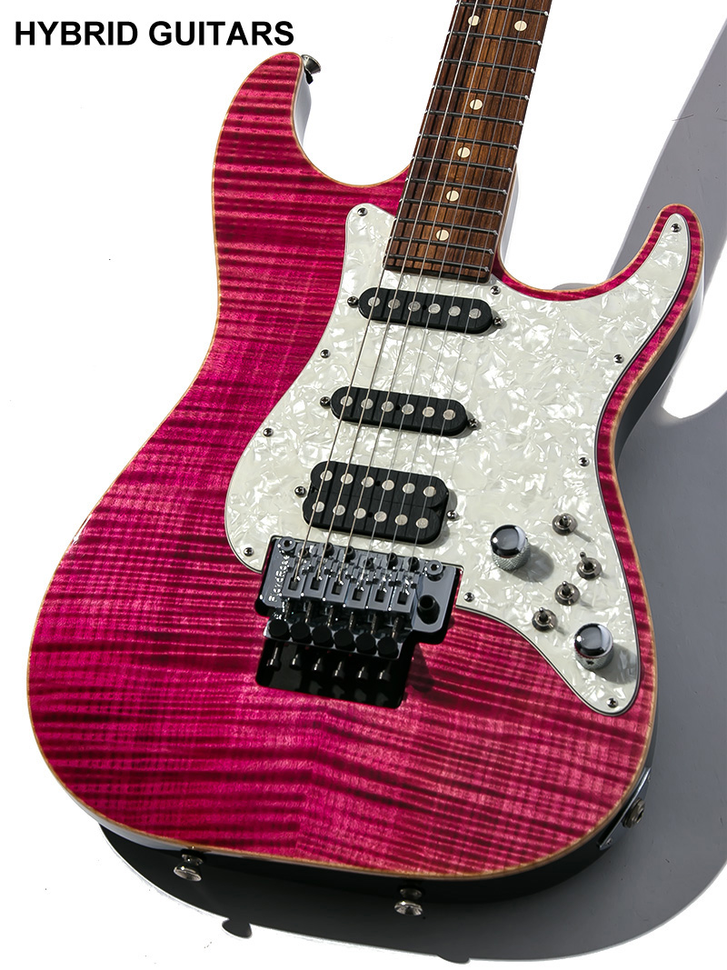 Tom Anderson Drop Top Classic Cajun Magenta with Binding 2013 3