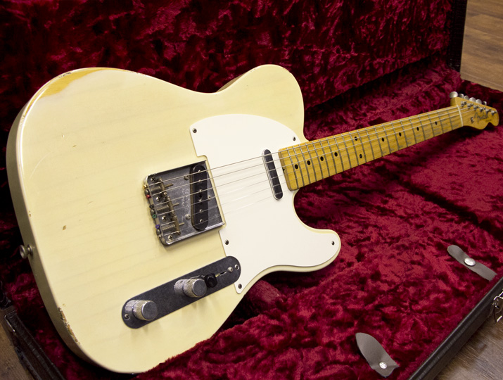 Fender Custom Shop 1959 ESQUIRE Relic Vintage Blonde Telecaster Conversion 1