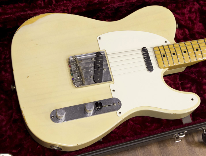 Fender Custom Shop 1959 ESQUIRE Relic Vintage Blonde Telecaster Conversion 3
