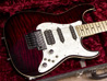 Tom Anderson Drop Top Classic 	Cajun Red to Dark Red Burst with Binding ボディー正面 サムネイル