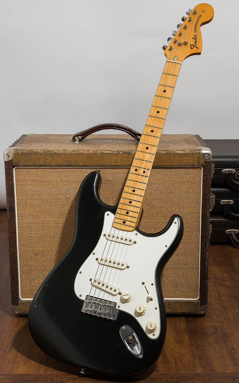 Fender USA Stratocaster Black 1975 1