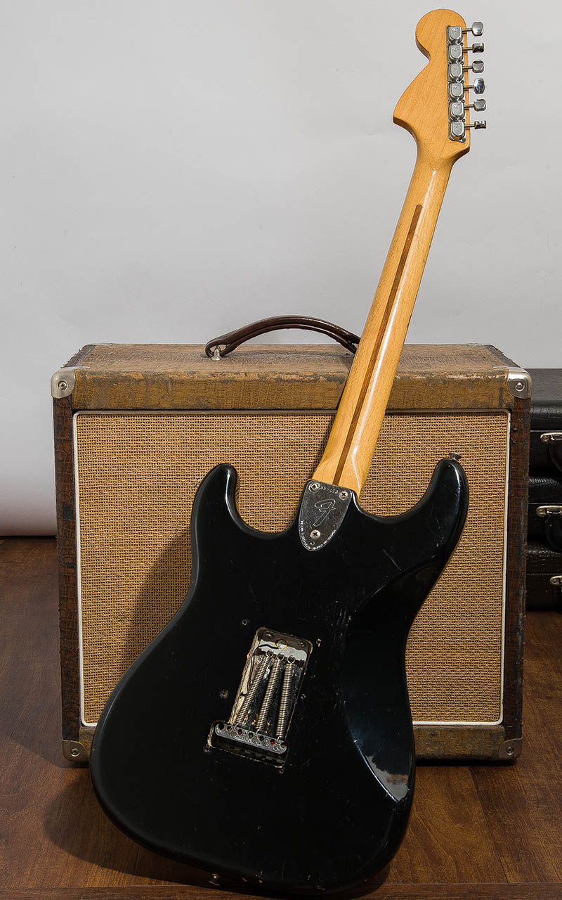Fender USA Stratocaster Black 1975 2