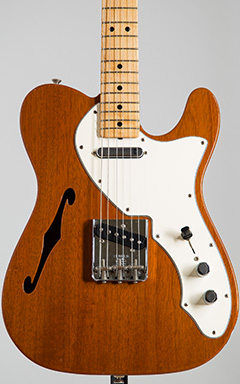 Fender Custom Shop MBS 1969 Telecaster Thinline Mahogany Master Built  by Louis Salgado ボディー正面 サムネイル