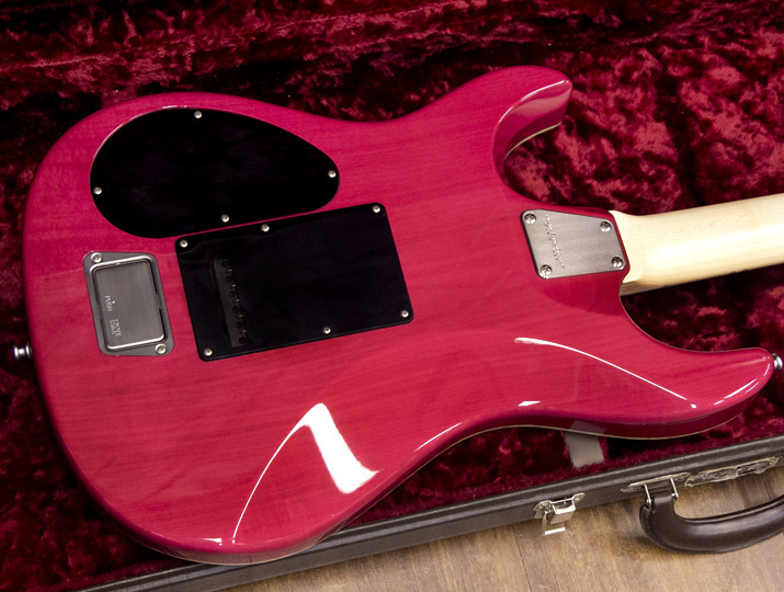 ESP Snapper Custom EMG Quilt Magenta 4