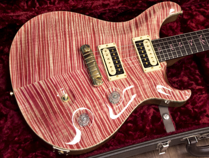 Paul Reed Smith(PRS) Private Stock Custom 24 Korina McCarty Thickness Faded Pink  3
