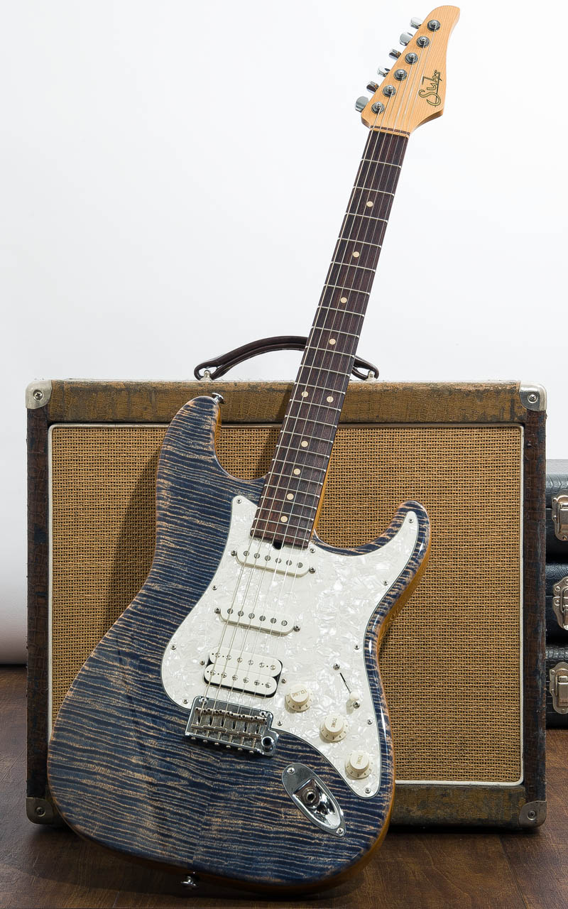 Suhr Classic Trans Blue Denim Slate 1