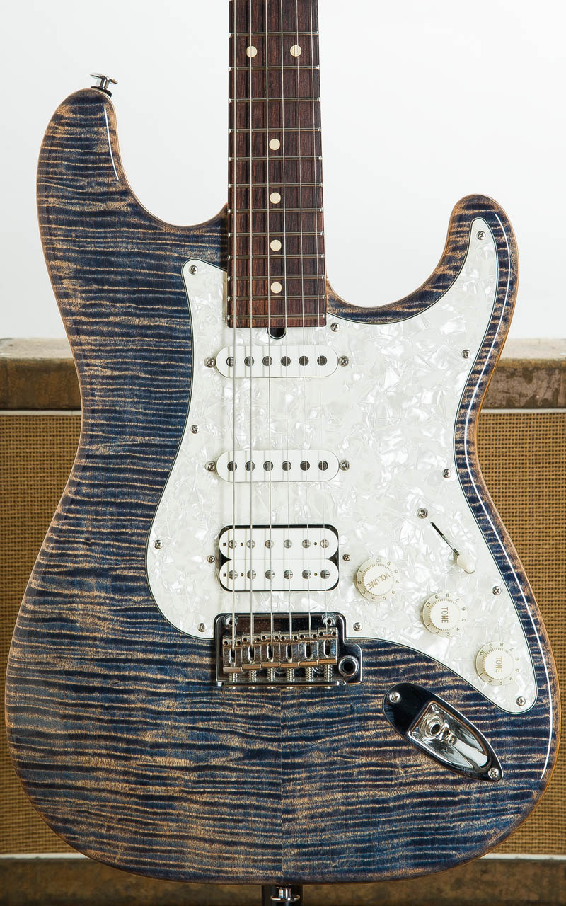 Suhr Classic Trans Blue Denim Slate 11