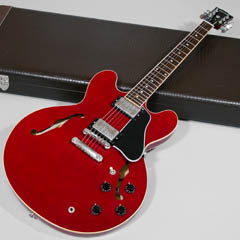 Gibson ES-335 Dot Cherry 1996 全体正面 サムネイル