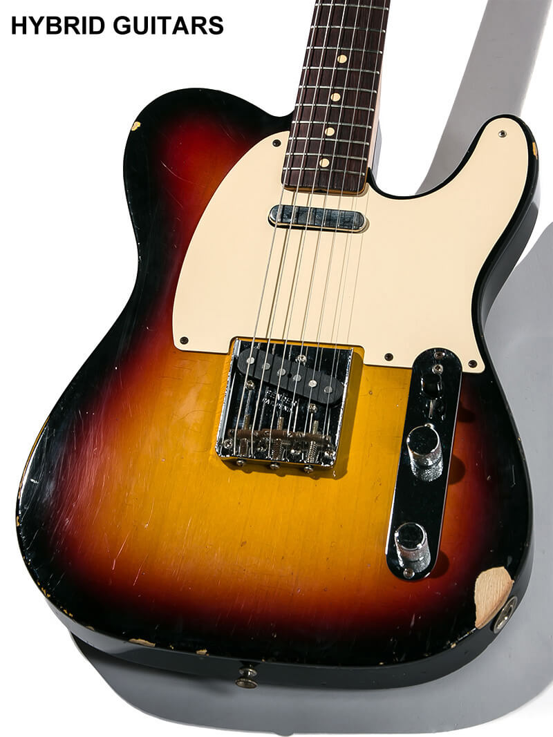 Fender Custom Shop 1963 Telecaster NOS 3TS with Bare Knuckle Yardbirds 3