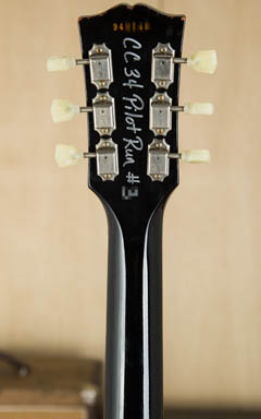 Gibson Custom Shop Collector's Choice ＃34 1959 Les Paul Black Burst Aged Pilot Run ヘッド裏面 サムネイル
