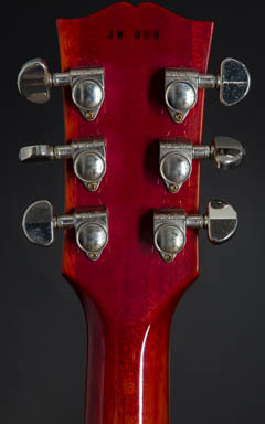 Gibson Custom Shop Joe Walsh 1960 Les Paul Tangerine Burst VOS ヘッド裏面 サムネイル