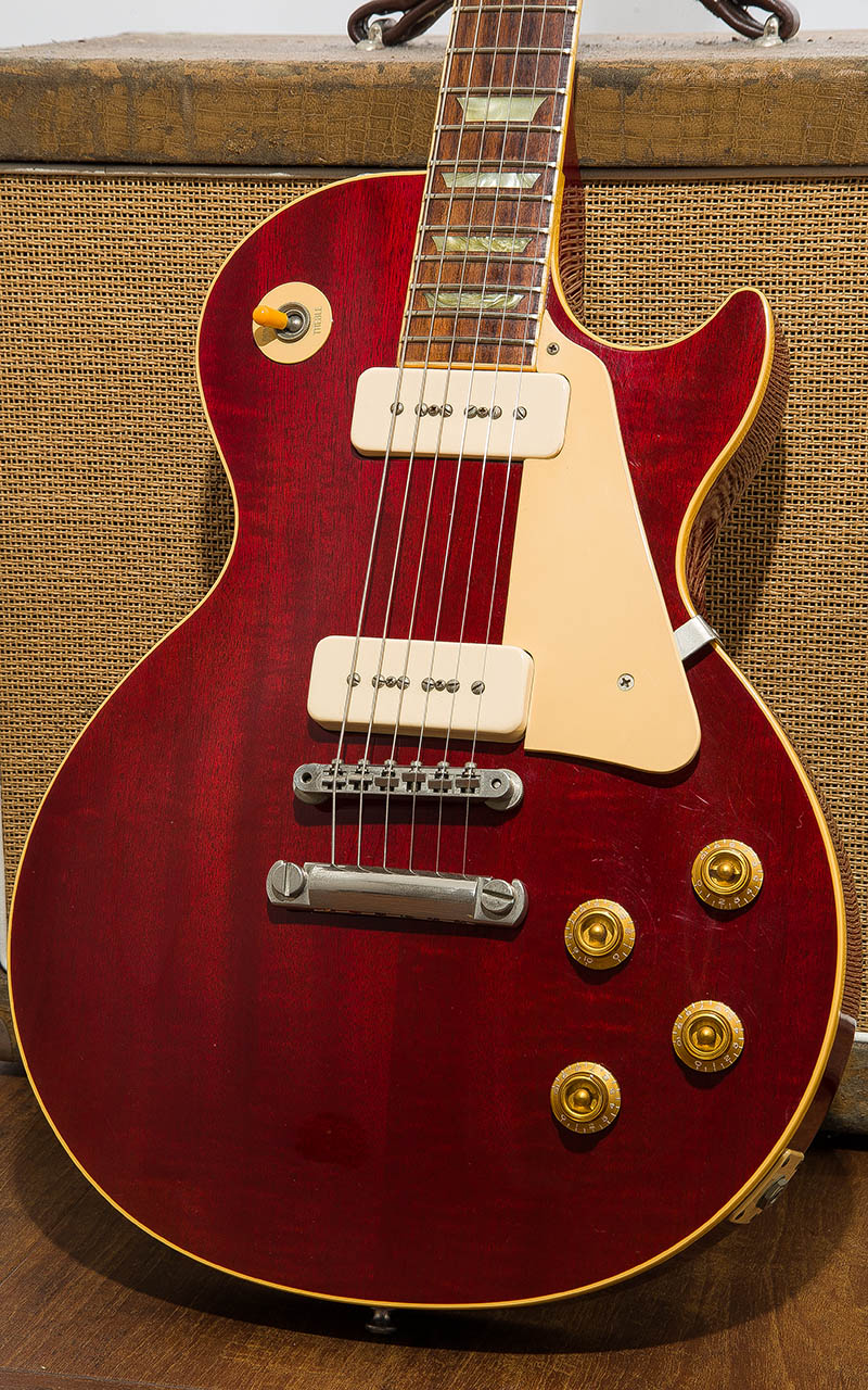 Gibson Limited Edition Les Paul Mahogany Top P-90 Vintage Cherry 13