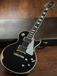 Gibson Custom Shop INSPIRED BY SERIES John Sykes Les Paul Custom Aged Ebony Black 2006 全体正面 サムネイル