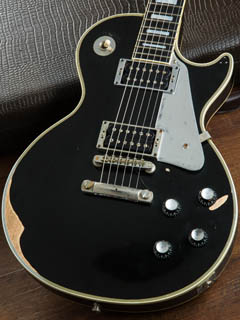Gibson Custom Shop INSPIRED BY SERIES John Sykes Les Paul Custom Aged Ebony Black 2006 ボディー正面 サムネイル