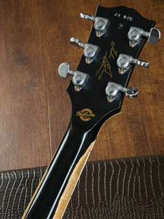 Gibson Custom Shop INSPIRED BY SERIES John Sykes Les Paul Custom Aged Ebony Black 2006 ヘッド裏面 サムネイル