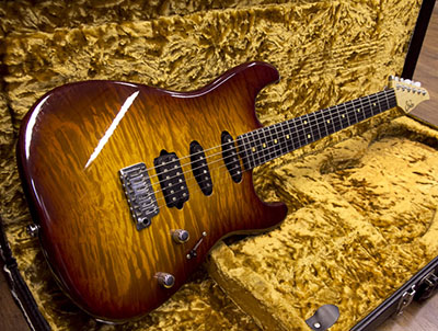 Suhr Classic Figured Maple Cherry Sunburst
