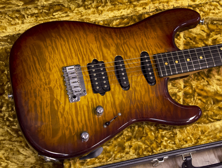 Suhr Classic Figured Maple Cherry Sunburst 3