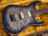 Suhr Modern Carve Top Limited 2009 Faded Trans Whale Blue Burst ボディー正面 サムネイル