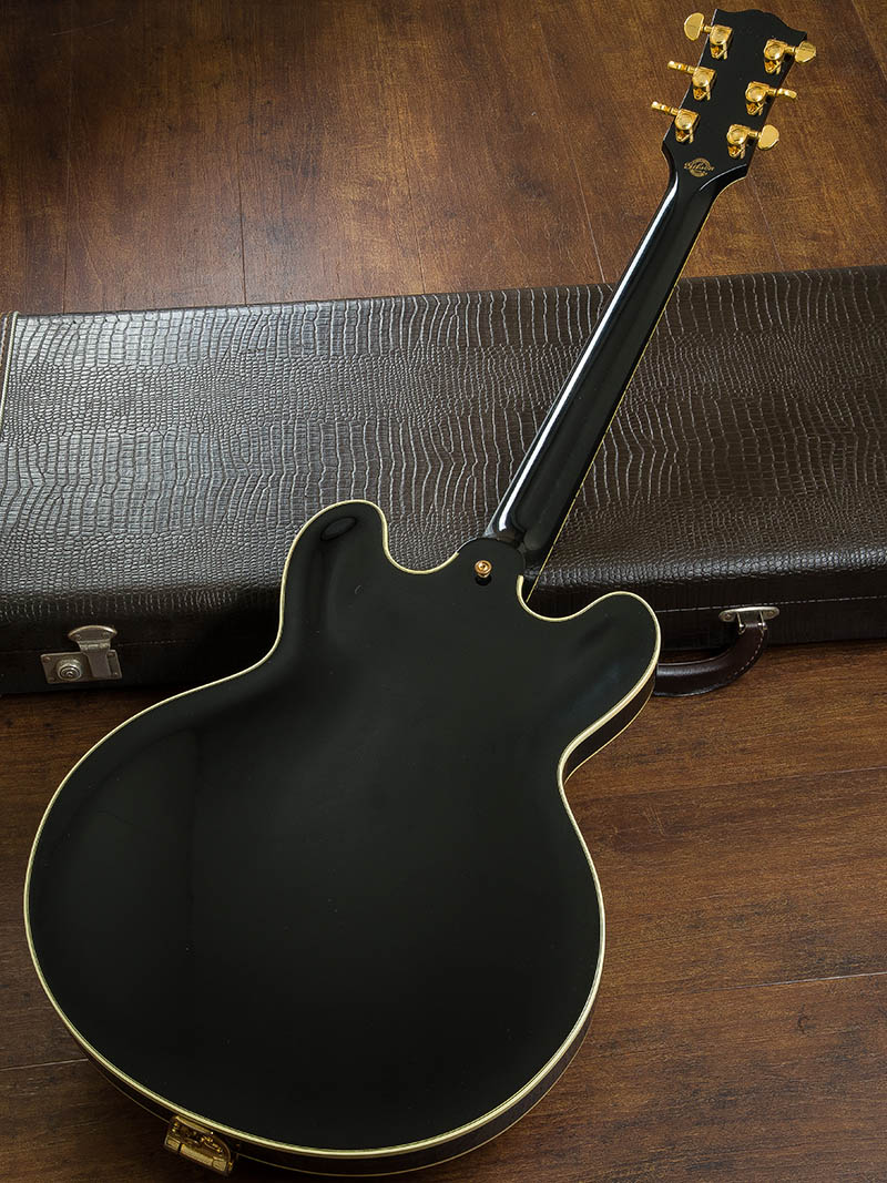 Gibson Custom Shop ES-355 with Bigsby Ebony Fingerboard Ebony Black 2007 2