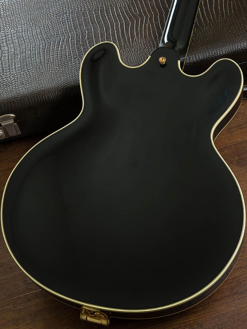 Gibson Custom Shop ES-355 with Bigsby Ebony Fingerboard Ebony Black 2007 4