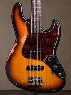 Fender USA American Vintage 62 Jazz Bass 3TS Aged 全体正面 サムネイル