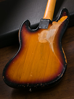 Fender USA American Vintage 62 Jazz Bass 3TS Aged ヘッド正面 サムネイル