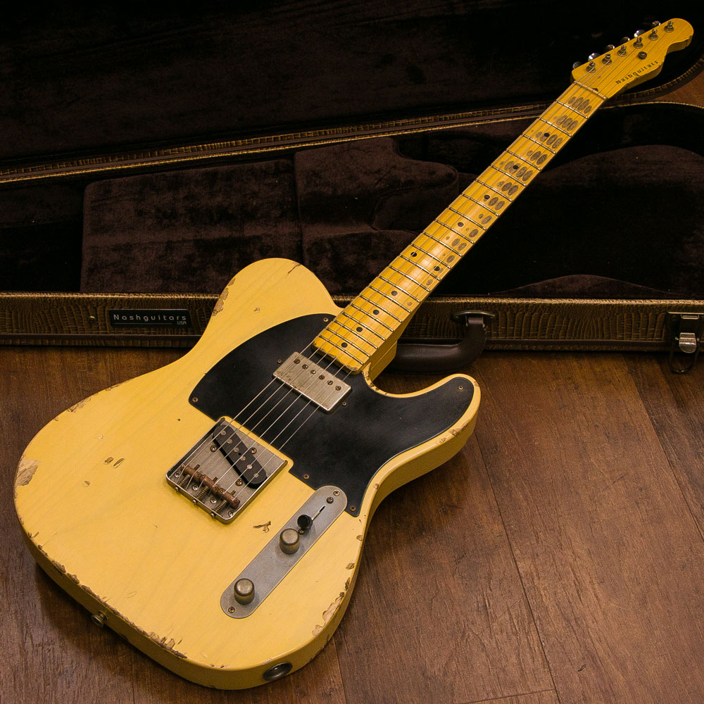 Nash Guitars T52 Ash Aged Butter Scotch Blond 2015 1