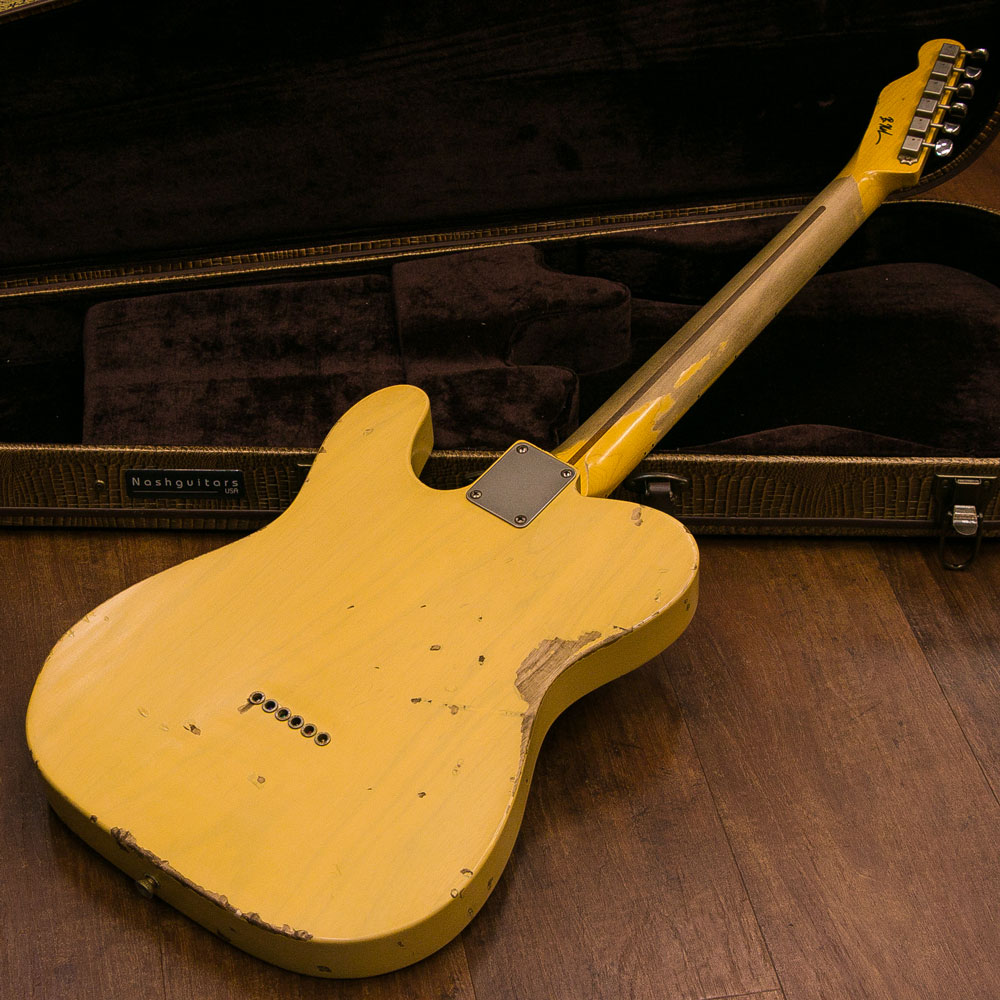 Nash Guitars T52 Ash Aged Butter Scotch Blond 2015 2