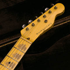 Nash Guitars T52 Ash Aged Butter Scotch Blond 2015 ヘッド正面 サムネイル