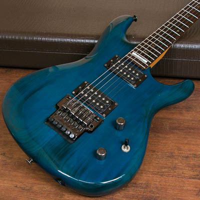 Ibanez JS Custom JS1000 Burnt Transparent Blue Joe Satriani Model
