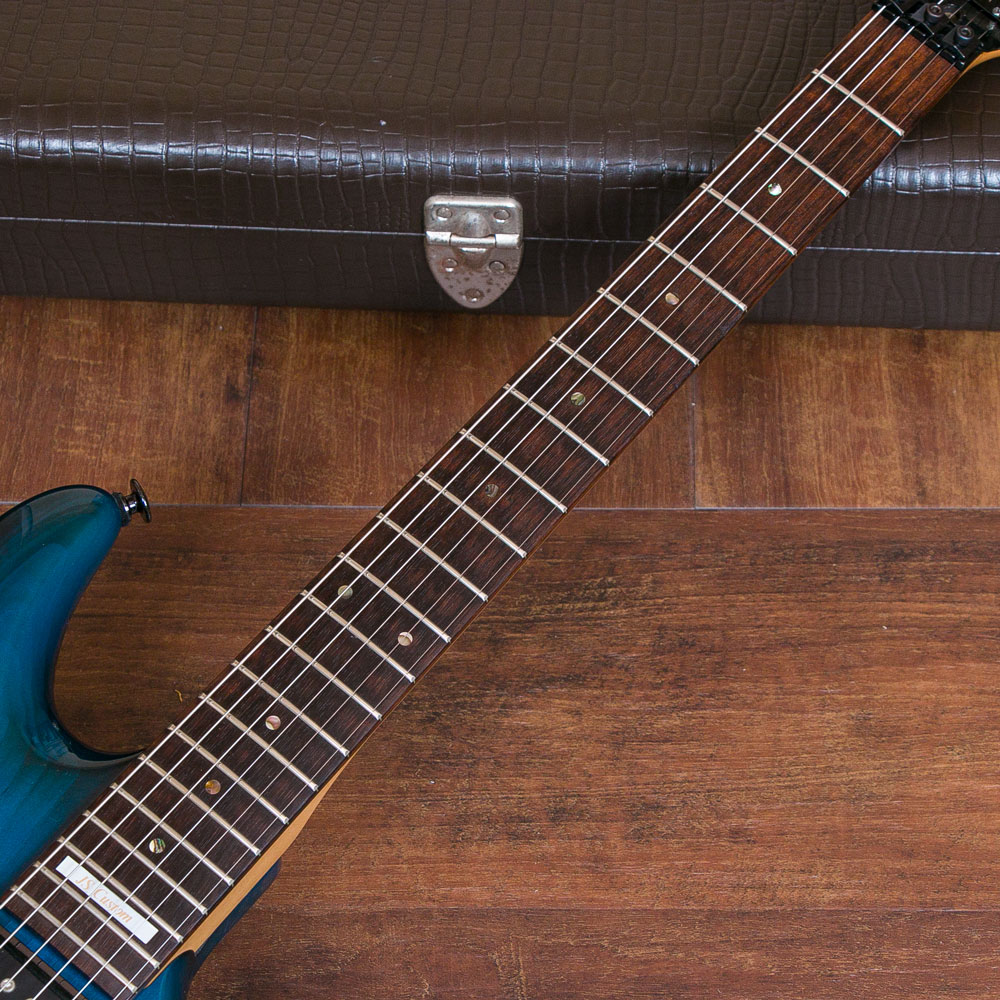 Ibanez JS Custom JS1000 Burnt Transparent Blue Joe Satriani Model 7