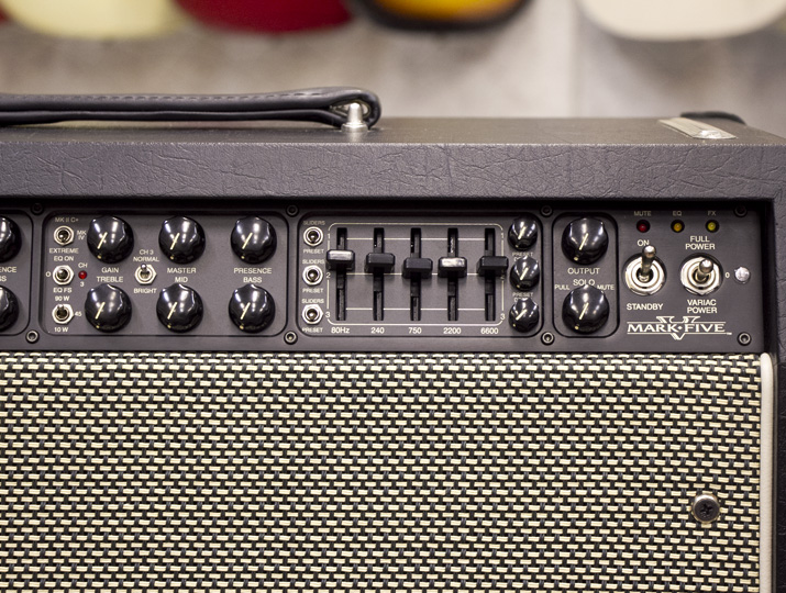 Mesa/Boogie  MARK V Combo Limited Cream&Black Grille & White Piping with Hard Case 3