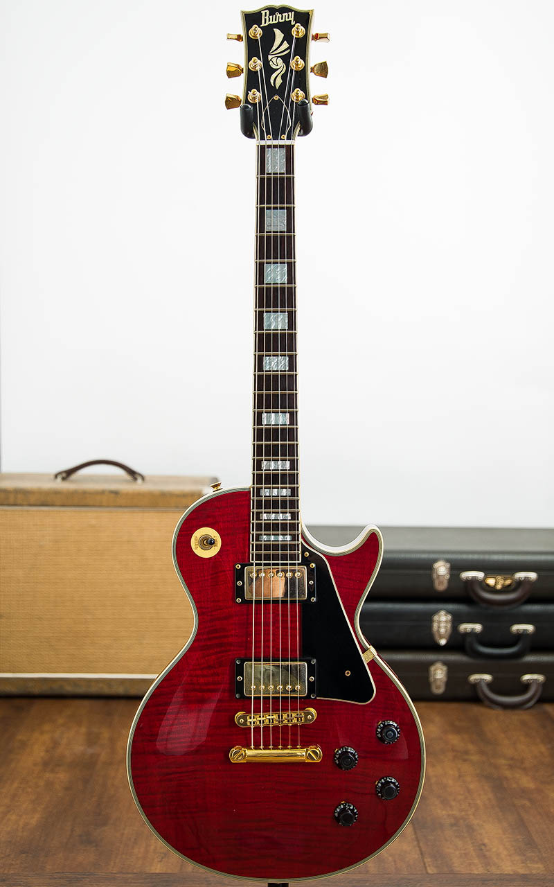 Burny Les Paul Custom Type Trans Red 1