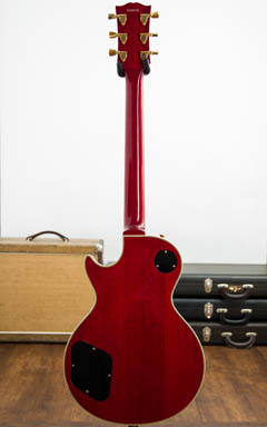 Burny Les Paul Custom Type Trans Red 全体裏面 サムネイル