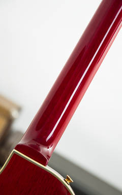 Burny Les Paul Custom Type Trans Red ネック サムネイル