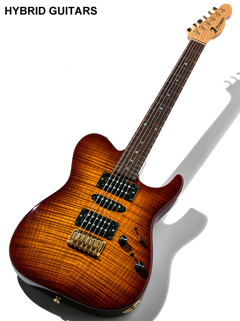 T's Guitars DTL-22 Brown Sunburst 2008 1