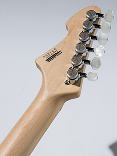 T's Guitars DST-Classic 22 Drop Top Quilt Faded Bora Bora Blue ヘッド裏面 サムネイル