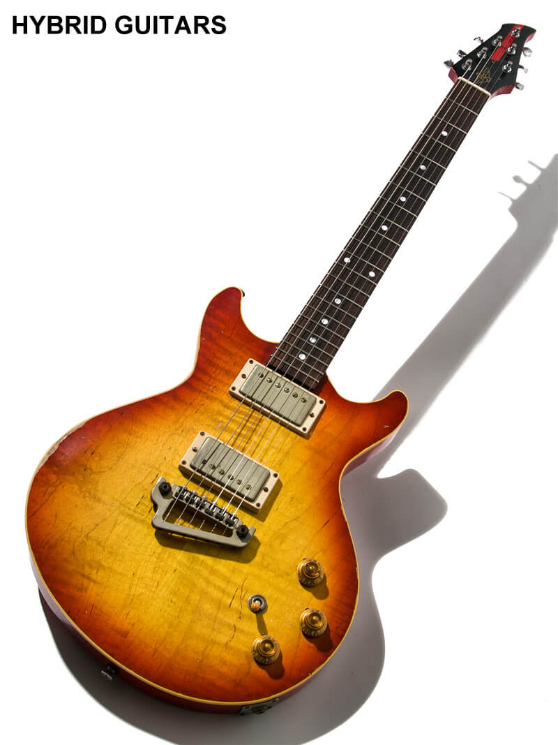 RS Guitarworks BLAZE Flame Top Road Warrior Cherry Sunburst 1