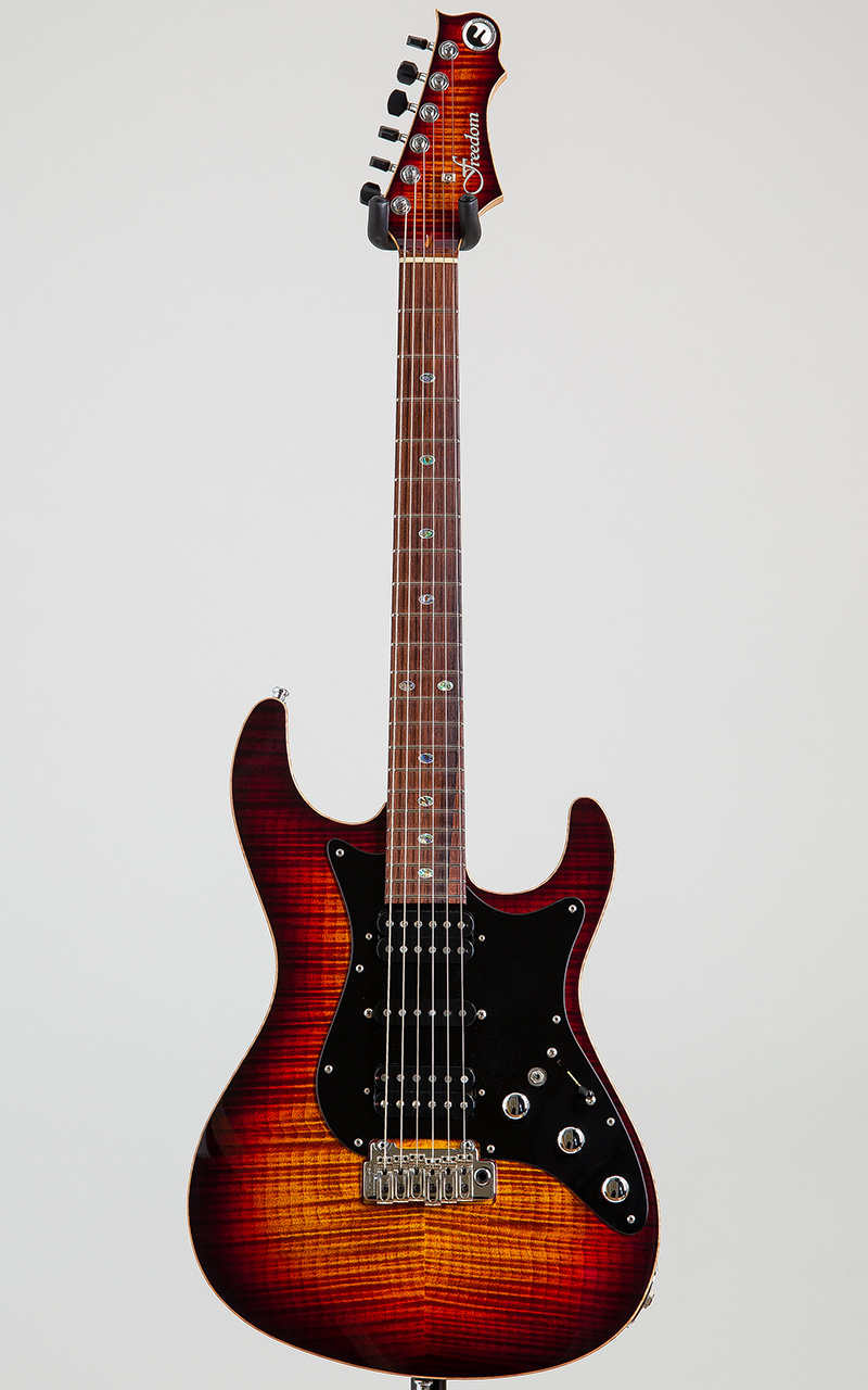 Freedom Custom Guitar Research HYDRA 2-Point Flame Top HD(日の出) 1