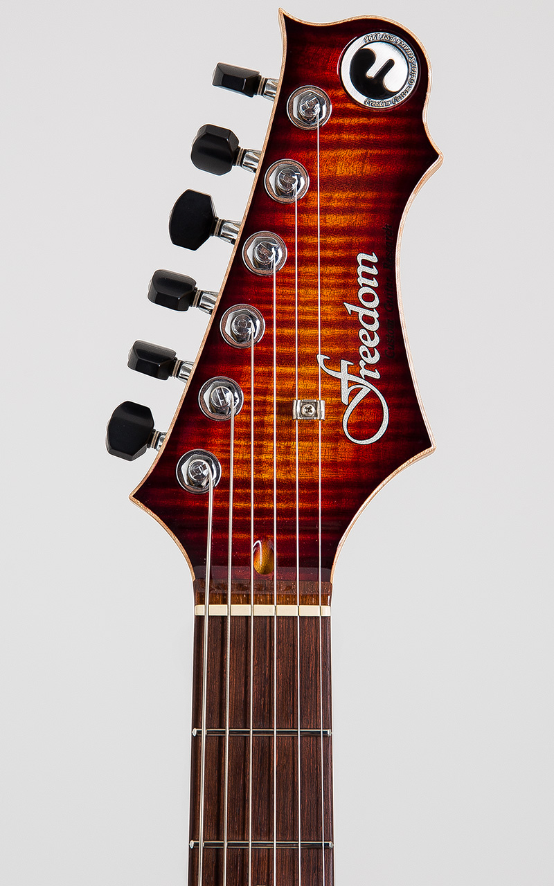 Freedom Custom Guitar Research HYDRA 2-Point Flame Top HD(日の出) 5