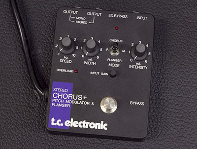 t.c. electronic SCF STEREO CHORUS+ PITCH MODULATOR & FLANGER