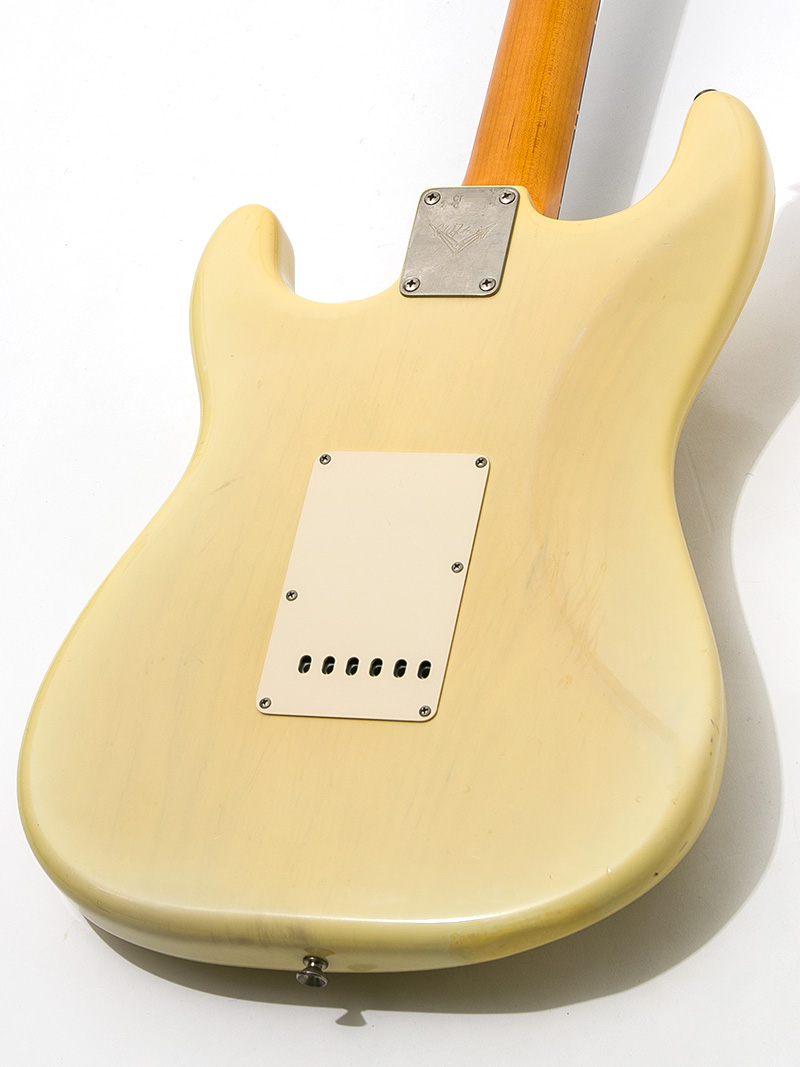 Fender Custom Shop MBS 1961 Stratocaster Closet Classic White Blond Master Built by Christopher W. Fleming 2005 4