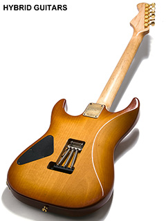Crews Maniac Sound Stratcaster Type Spalted Flame Maple 全体裏面 サムネイル