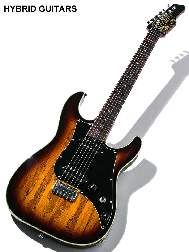 James Tyler Studio Elite HD-P Spalted Flame Maple Tabacco Sunburst 1